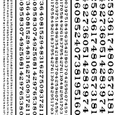 Railroad Roman Numbers, Black Railroad Roman Numbers, Black