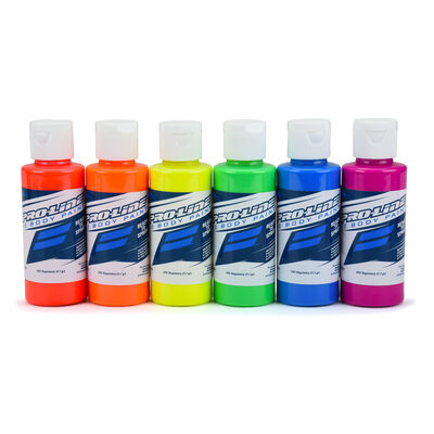 Pro-Line RC Body Paint Fluorescent Color Set (6 Pack) Pro-Line RC Body Paint Fluorescent Color Set (6 Pack)