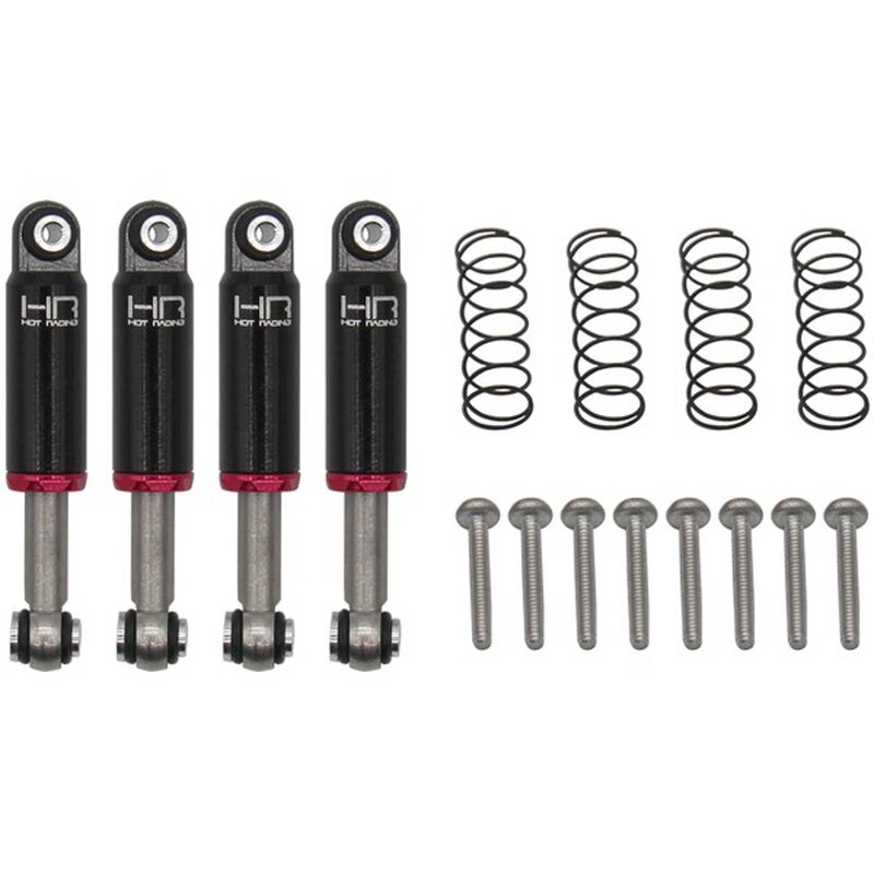 Black Internal Spring Air Shocks, 32mm (4): SCX24