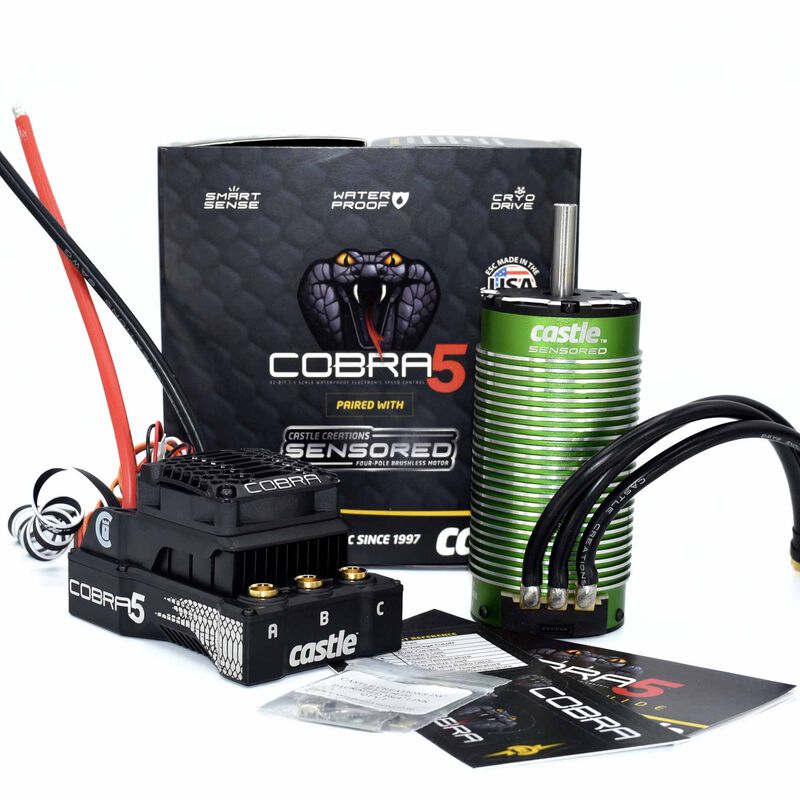 Cobra 5 8S ESC & 2028-1100KV Brushless Motor Combo