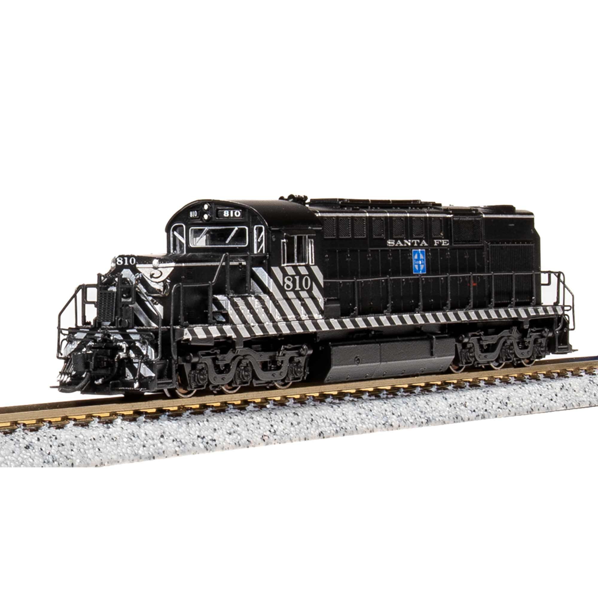 Broadway Limited Imports N Alco RSD-15 Locomotive, Zebra Stripes