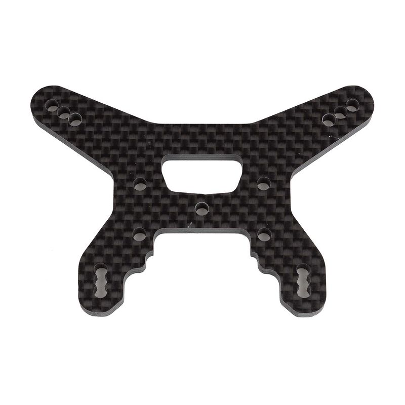 V2 Rear Shock Tower, 31mm Carbon Fiber: RC10B74.1