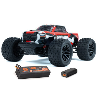 1/18 GRANITE GROM 4X4 RTR Brushed Monster Truck (Battery & Charger Included), Red 1/18 GRANITE GROM 4X4 RTR Brushed Monster Truck (Battery & Charger Included), Blue