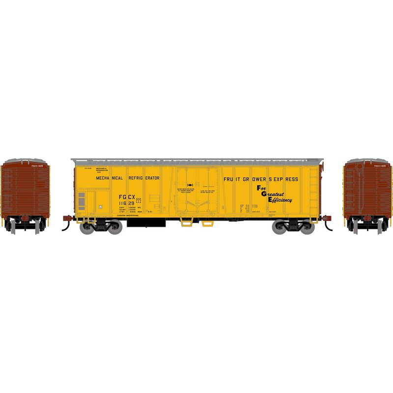 HO RND 50' Exterior Post Mechanical Reefer, FGCX #11629