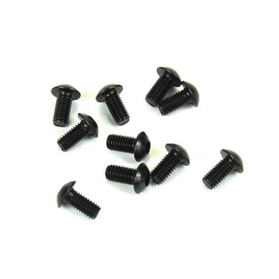 M3x6mm Button Head Screws, Black (10) M3x6mm Button Head Screws, Black (10)