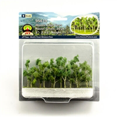 Woods Edge Trees Pastel Green 2-2.5" (20) Woods Edge Trees Pastel Green 2-2.5" (20)