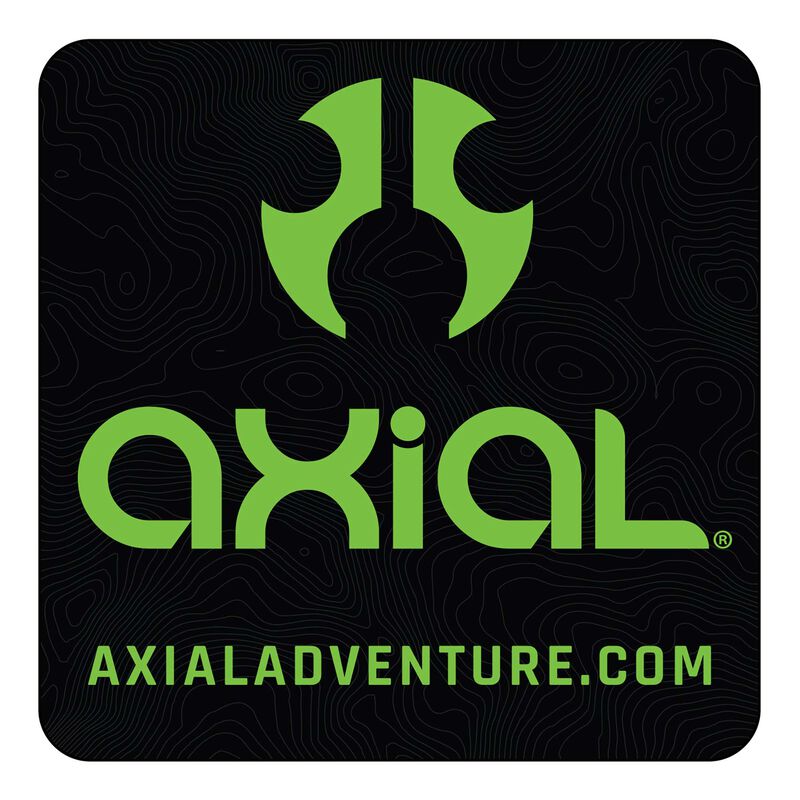 Axial Square Logo Sticker