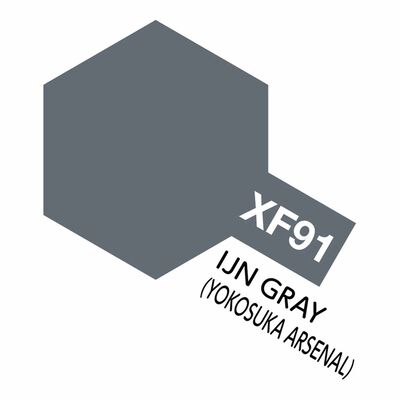 Acrylic Mini XF-91 IJN Gray (Yokosuka Arsenal) Acrylic Mini XF-91 IJN Gray (Yokosuka Arsenal)
