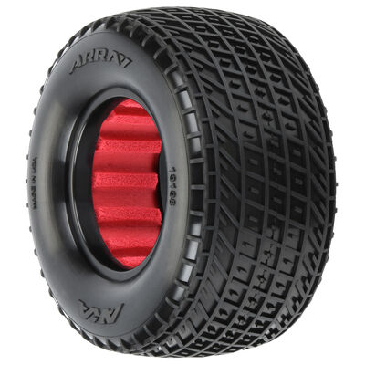 1/10 Array Clay Rear 1.7"/2.2" Dirt Oval Tires (2) 1/10 Array Clay Rear 1.7"/2.2" Dirt Oval Tires (2)