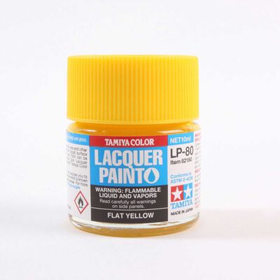 Lacquer LP-80 Flat Yellow 10ml Bottle Lacquer LP-80 Flat Yellow 10ml Bottle
