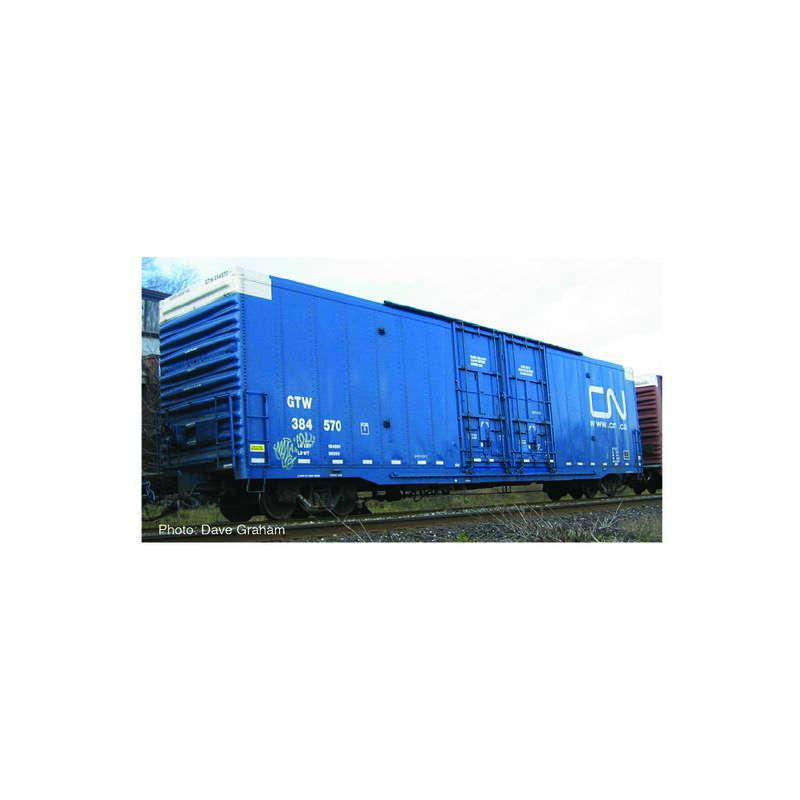 HO 60' Texarkna Rebuilt XB-172, CN-GTW / Blue #384538
