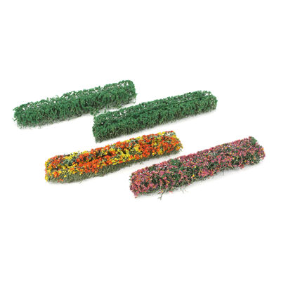 Flower Hedges, Green/Blossom Blended 5x3/8x5/8"(8) Flower Hedges, Green/Blossom Blended 5x3/8x5/8"(8)