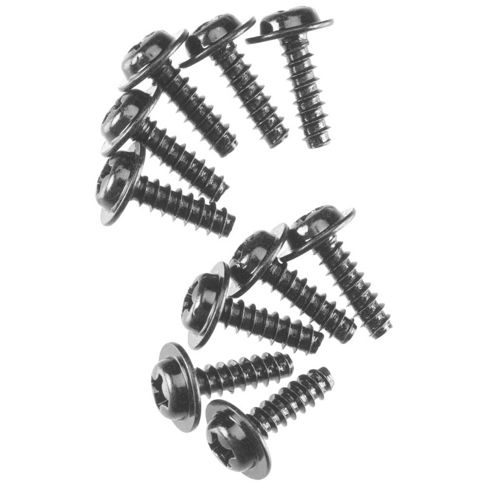 Servo Flange Screw M3x10mm, Black Oxide (10)