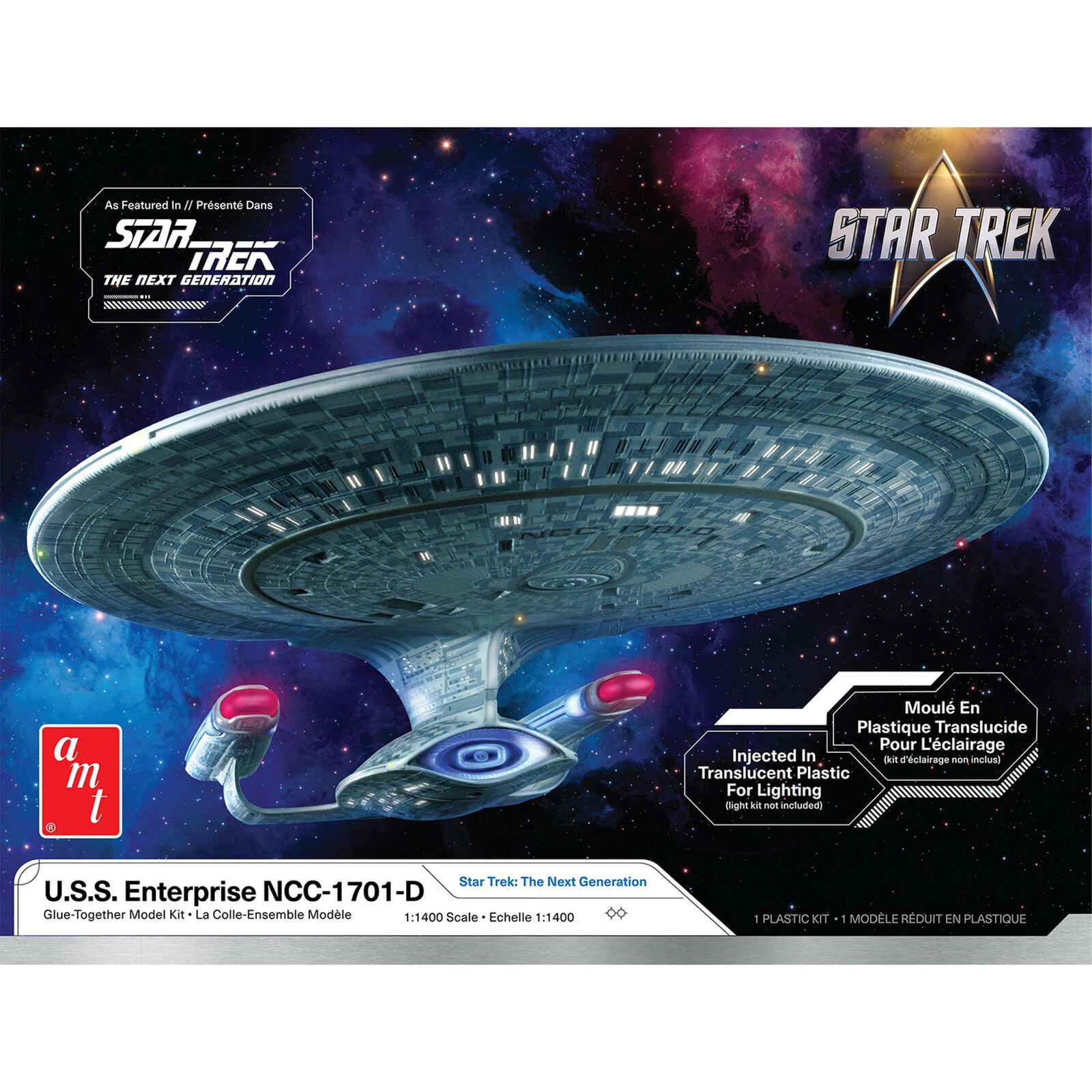 1/1400 Star Trek: The Next Generation U.S.S. Enterprise NCC1701D Model Kit