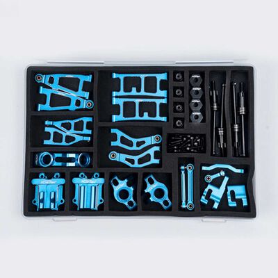 AluminaSpeed Ultimate Upgrade Combo, 1/18 ARRMA Mojave GROM, Blue AluminaSpeed Ultimate Upgrade Combo, 1/18 ARRMA Mojave GROM, Blue