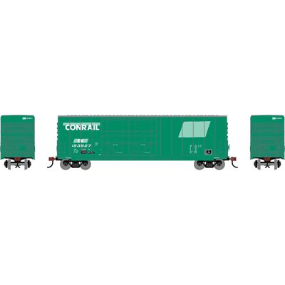 HO RND 50' High-Cube Smooth Side Box Car, CR #153527 HO RND 50' High-Cube Smooth Side Box Car, CR #153527
