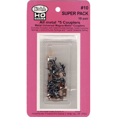 HO #5 Coupler, 9/32" Center (10pr) HO #5 Coupler, 9/32" Center (10pr)