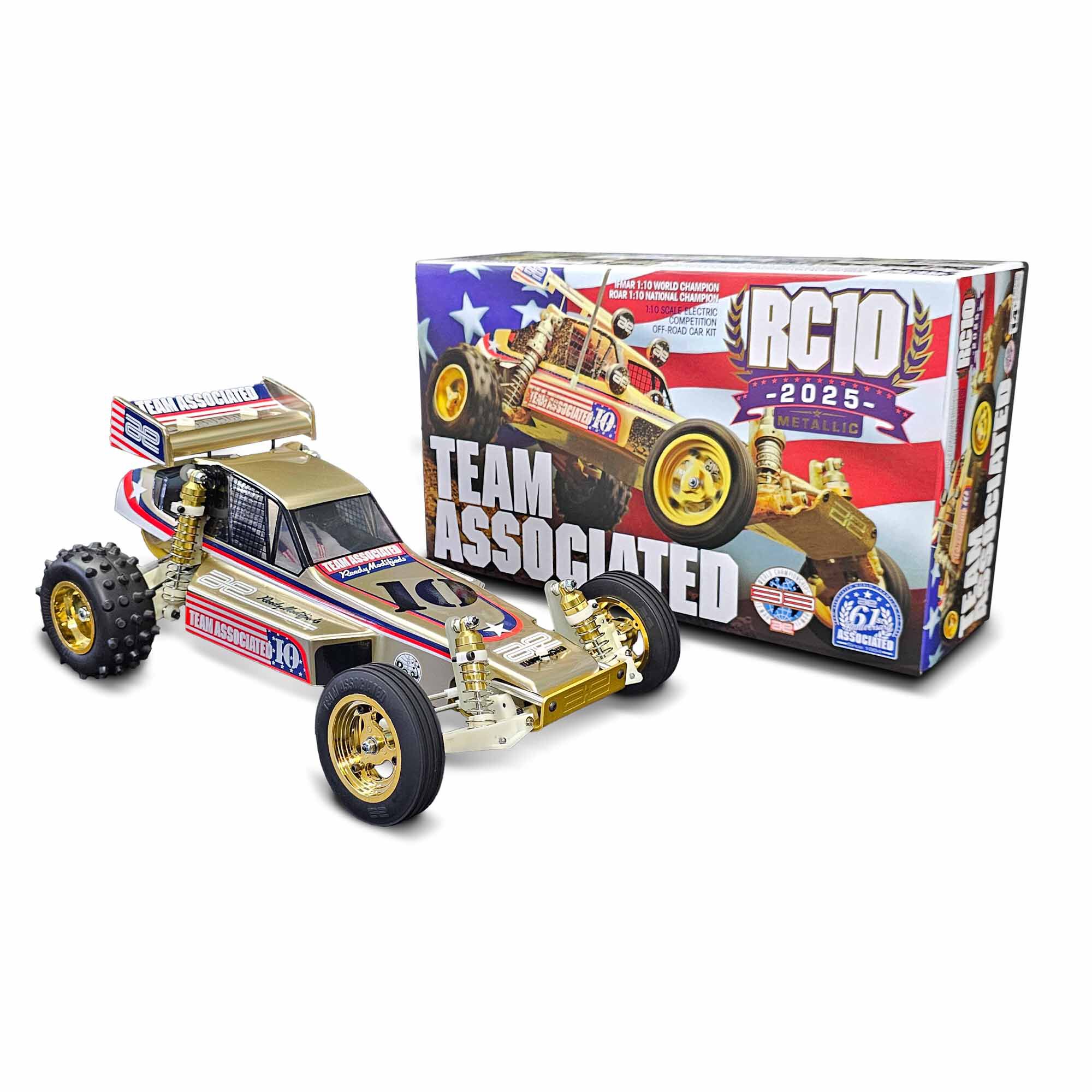 Team Associated 1/10 RC10 2WD Off-Road Buggy Kit, Metallic Edition