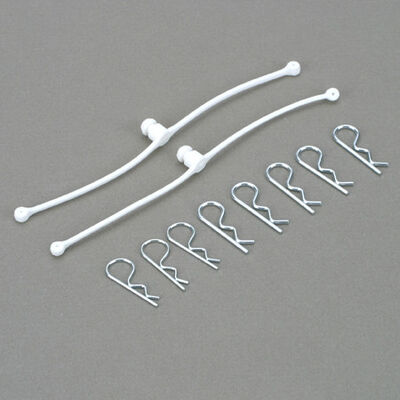 Body Klip Retainers, White (2) Body Klip Retainers, White (2)