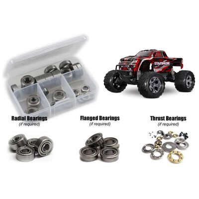 Metal Shielded Bearing Kit, 1/10 Traxxas Stampede BL-2S Metal Shielded Bearing Kit, 1/10 Traxxas Stampede BL-2S