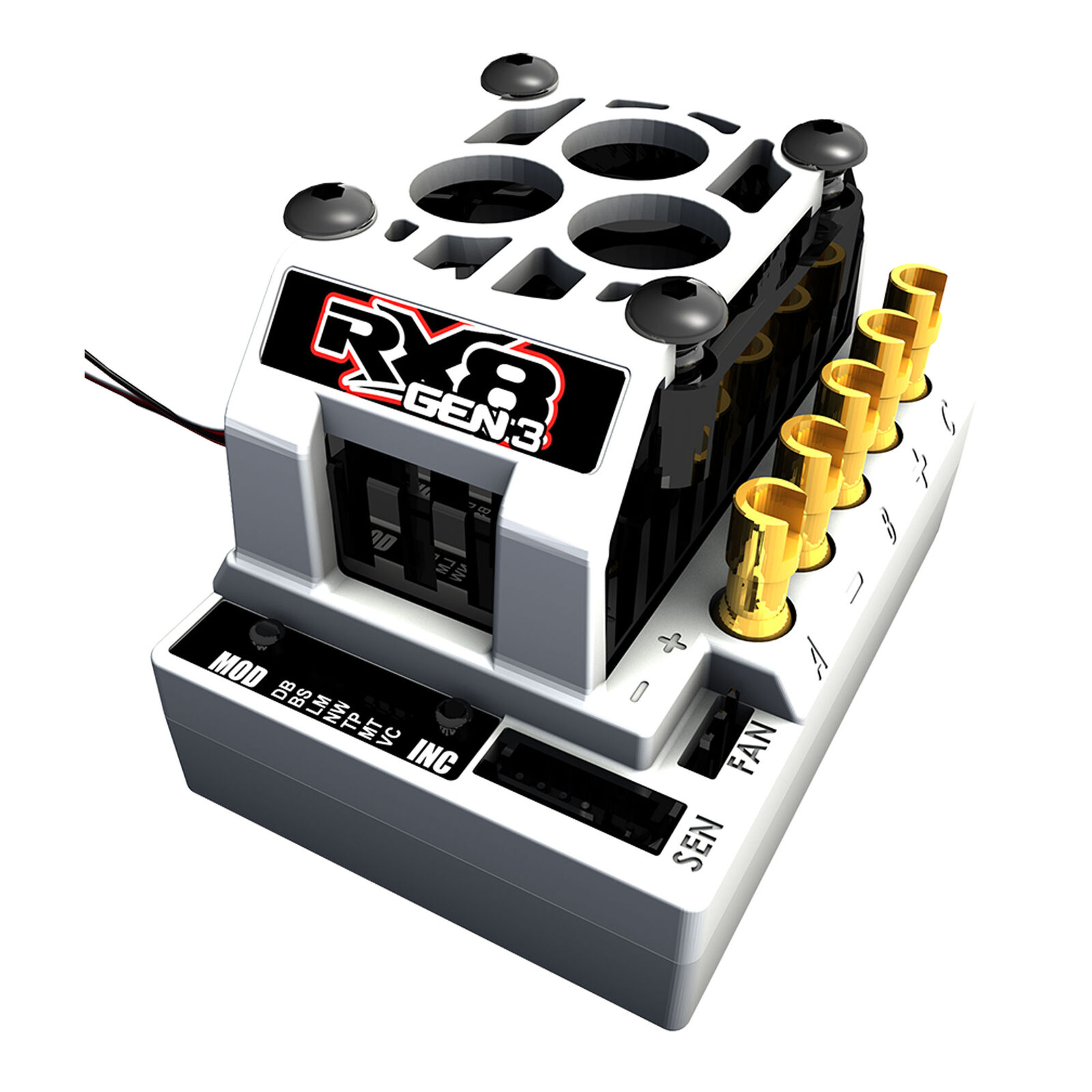 1/8 RX8 Gen3 BL Sensored Sensorless Dual Mode ESC