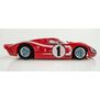 HO 1967 Ford GT40 Mk.IV #1 Mega G+ Slot Car, LeMans Red