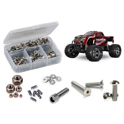 Stainless Steel Screw Kit, 1/10 Traxxas Stampede BL-2S Stainless Steel Screw Kit, 1/10 Traxxas Stampede BL-2S
