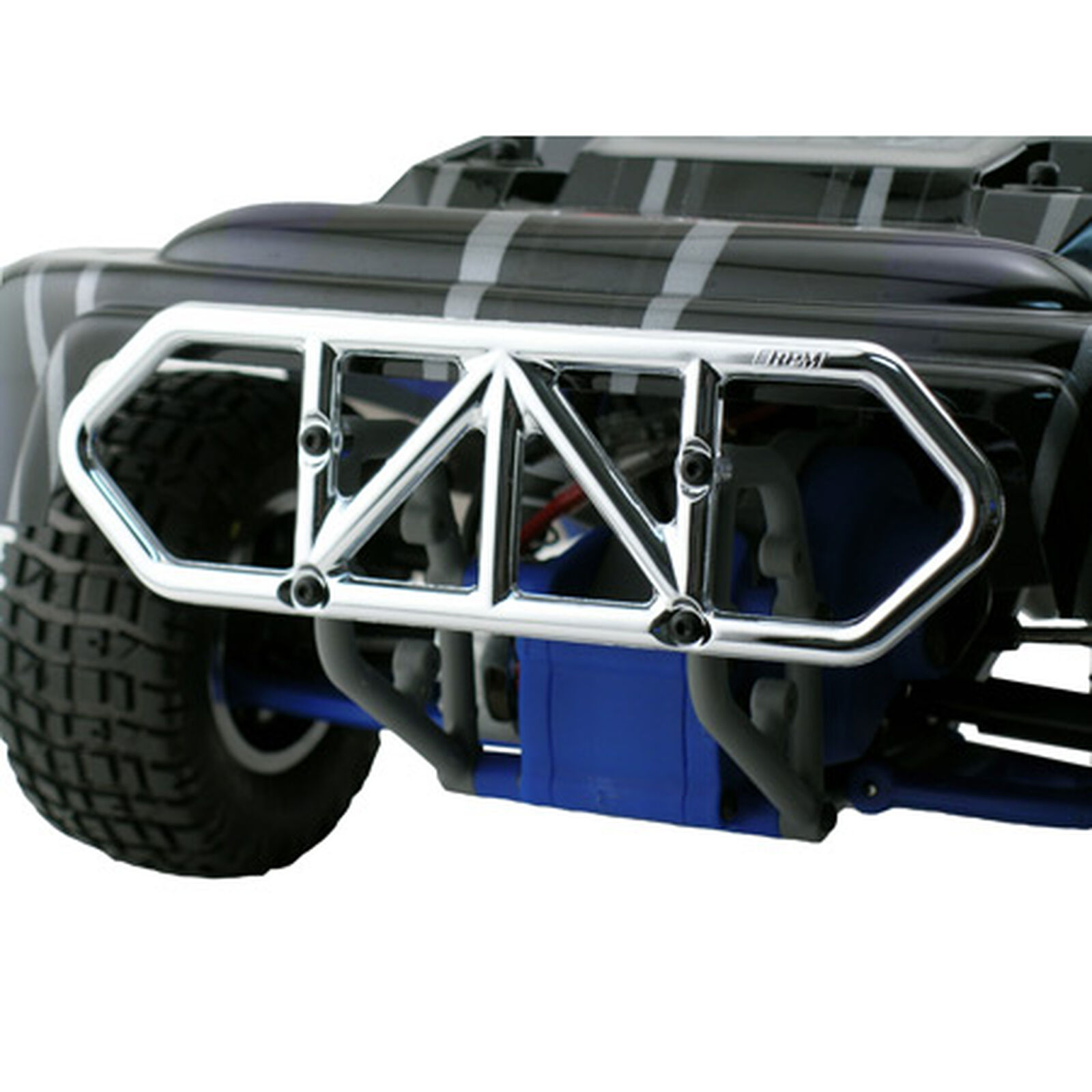 Rear Bumper, Chrome: Slash