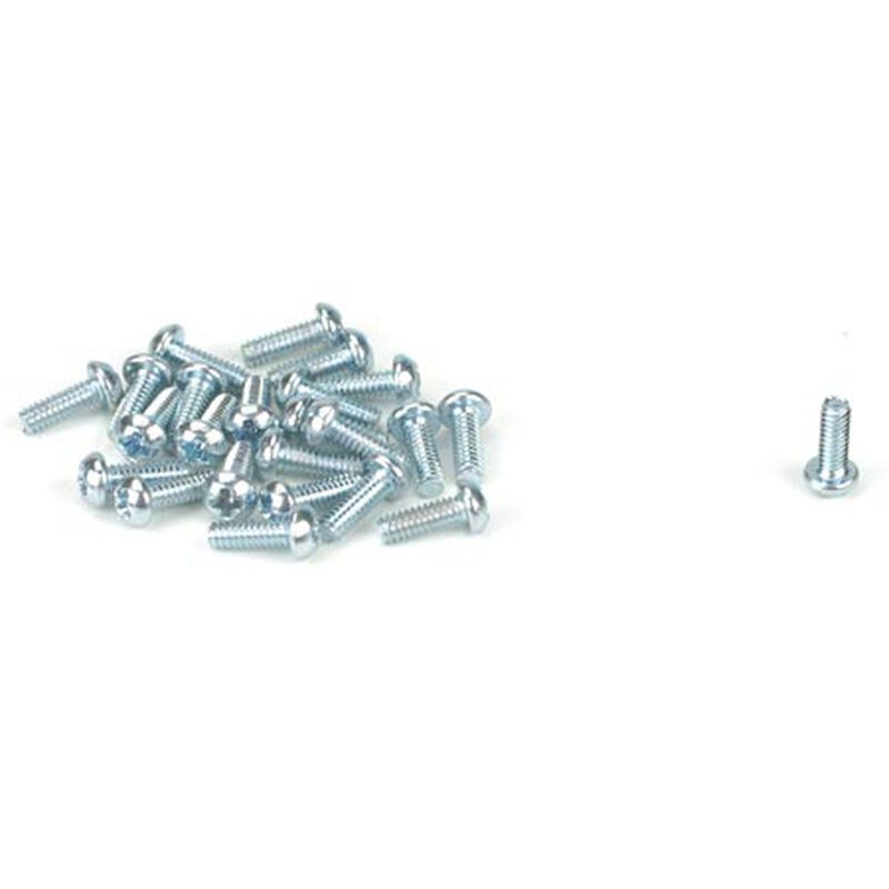 Round Head Screw, 2-56 x 1/4" (24)