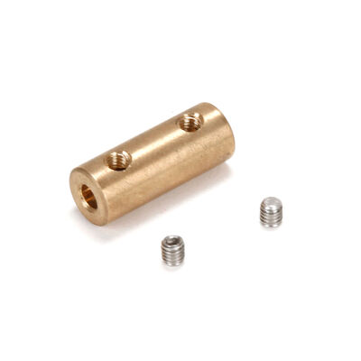 Motor Coupler, 3.3mm (Motor)/3mm (Flexshaft) Motor Coupler, 3.3mm (Motor)/3mm (Flexshaft)