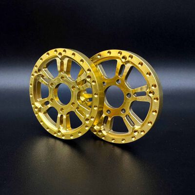 1/10 BLADE 1.9" Brass Wheel Face (2) 1/10 BLADE 1.9" Brass Wheel Face (2)
