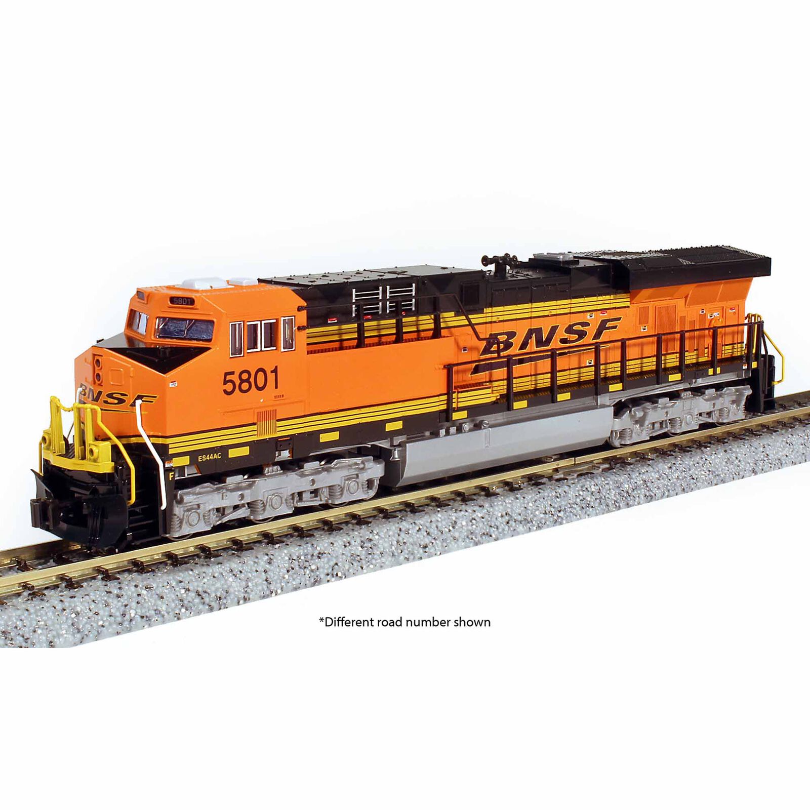 N GE ES44AC Locomotive, BNSF "Swoosh" #5953 with Digitrax DCC