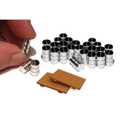 HO Oil Drums with 2 Pallets (24) HO Oil Drums with 2 Pallets (24)