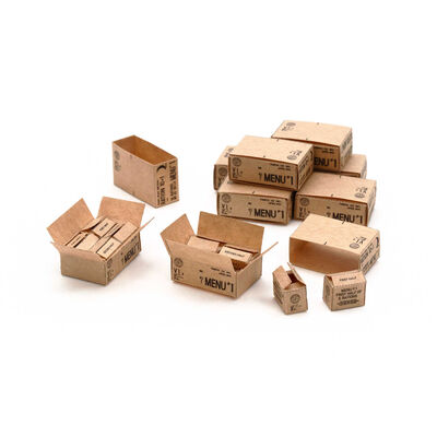 1/35 U.S. 10-in-1 Ration Cartons WWII 1/35 U.S. 10-in-1 Ration Cartons WWII
