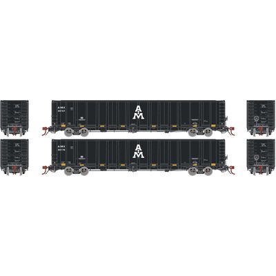 N NSC 6000 Gondola with Load, AIMX #20157, 20176 (2) N NSC 6000 Gondola with Load, AIMX #20157, 20176 (2)