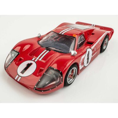HO 1967 Ford GT40 Mk.IV #1 Mega G+ Slot Car, LeMans Red HO 1967 Ford GT40 Mk.IV #1 Mega G+ Slot Car, LeMans Red