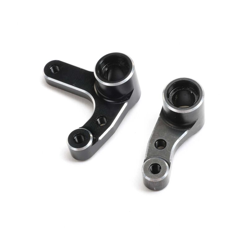 Bell Crank Set, Aluminum, Black: 22S Sprint