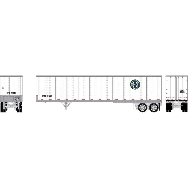 HO ATH 45' Fruehauf Z-Van Trailer Smooth Side, SFTZ #221934