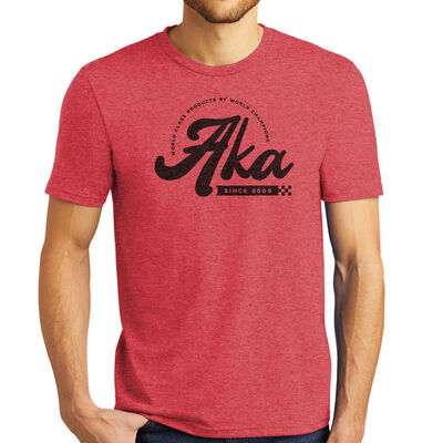 AKA Retro Tri-Blend Red T-Shirt, Small AKA Retro Tri-Blend Red T-Shirt, Small