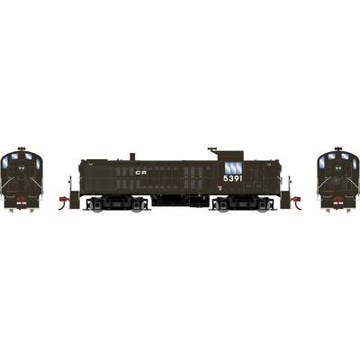 HO ATH RS-3 Locomotive w/DCC & Sound, CR #5391 HO ATH RS-3 Locomotive w/DCC & Sound, CR #5391