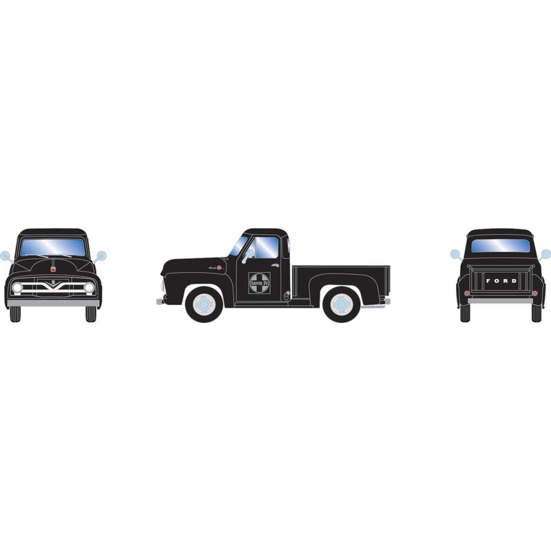 HO 1955 Ford F-100 Pickup Truck, ATSF