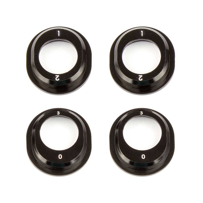 B6.1 Aluminum Differential Height Inserts black