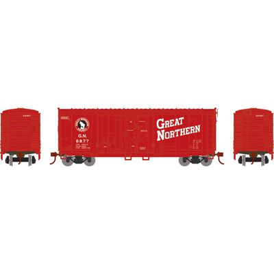 HO 40' Grain Loading Box Car, GN #6877 HO 40' Grain Loading Box Car, GN #6877