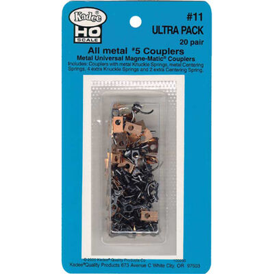 HO #5 Coupler, 9/32" Center (20pr) HO #5 Coupler, 9/32" Center (20pr)