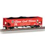 40' Quad Hopper Car - CHRISTMAS - NP&S&reg; CLAUS COAL MINES - HO Scale