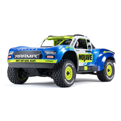 1/16 MOJAVE GROM 4X4 RTR Brushed Desert Truck (Battery & Charger Included), Blue/White 1/16 MOJAVE GROM 4X4 RTR Brushed Desert Truck (Battery & Charger Included), Blue/White