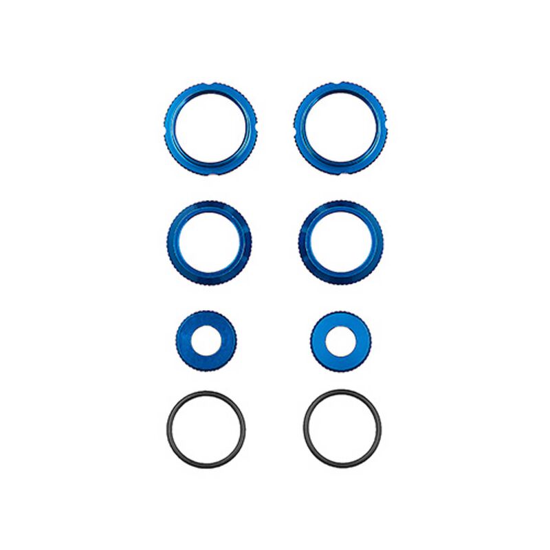 Shock Collars, Bottom Caps, & Cap Retainers, 1/10 Team Associated DC10