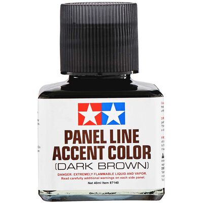 Panel Line Accent Color, 40ml Dark Brown Panel Line Accent Color, 40ml Dark Brown