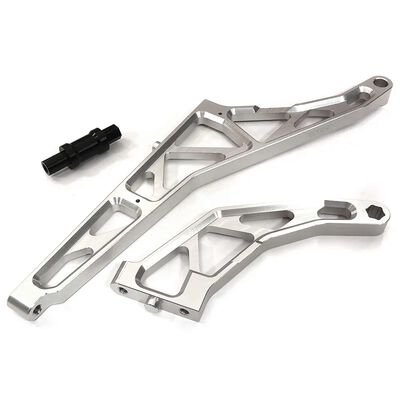 Billet Machined Rear Chassis Braces (2): Losi DBXL-E 2.0 Billet Machined Rear Chassis Braces (2): Losi DBXL-E 2.0