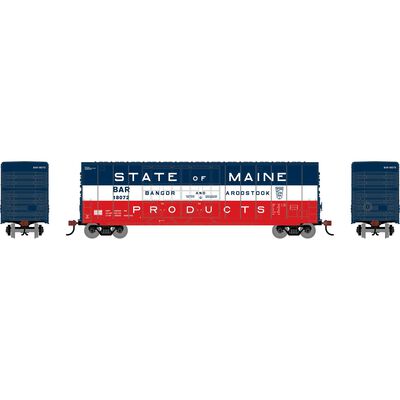 HO RND 50' High-Cube Smooth Side Box Car, BAR #18072 HO RND 50' High-Cube Smooth Side Box Car, BAR #18072